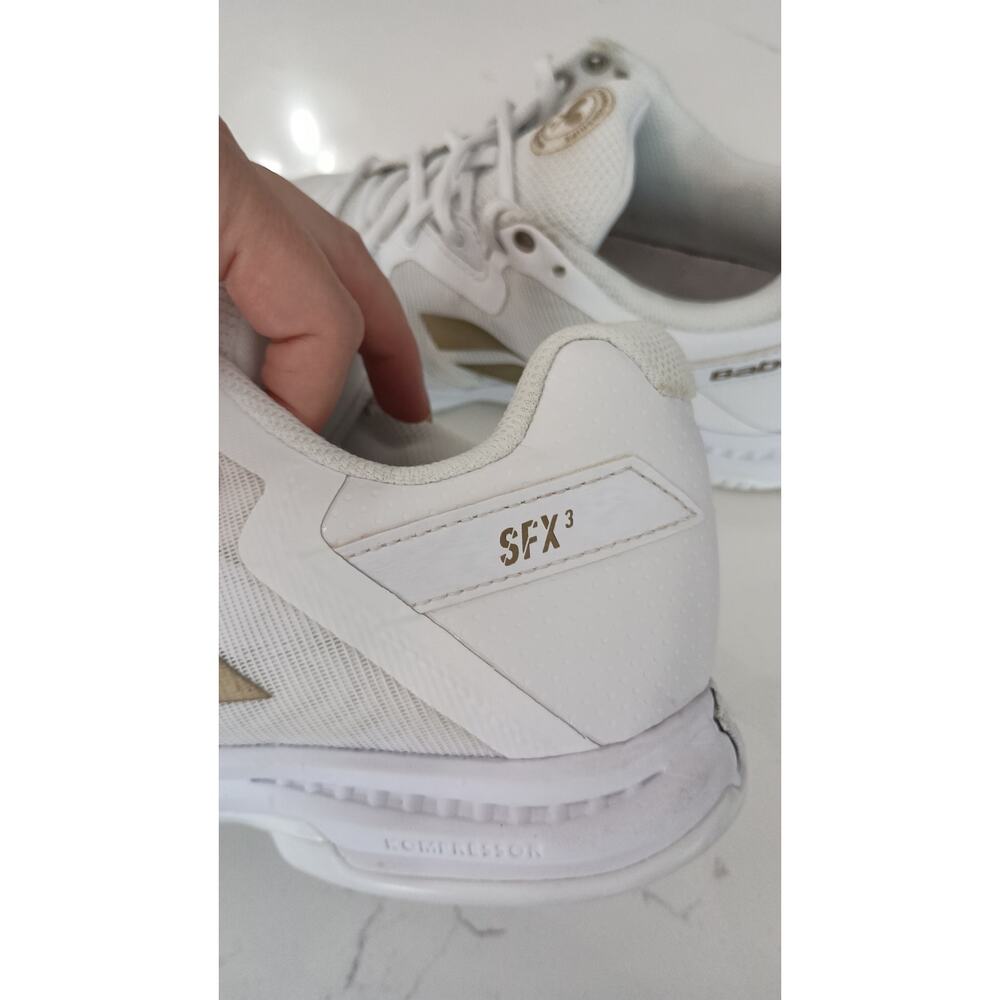 Babolat All Court Wimbledon SFX3 white size 8.5 womens athletic tenniscore - Picture 3 of 9